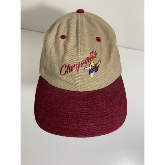 Chrysalis San Sun Tan / Red Adjustable Strap Hat Cap - Picture 1 of 12